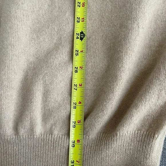 The Scotch House Men's Jacket One Size Brown 100% Lambswool Pullover Vintage - Picture 8 of 9